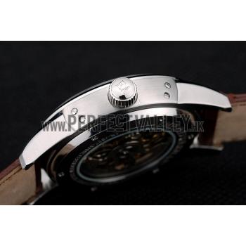 Emporio Armani Meccanico Brown Leather Strap Open Dial 98249 Replica