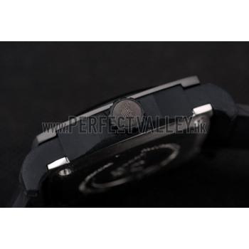 Cheap Emporio Armani  Black Rubber Strap Black Ceramic Bezel