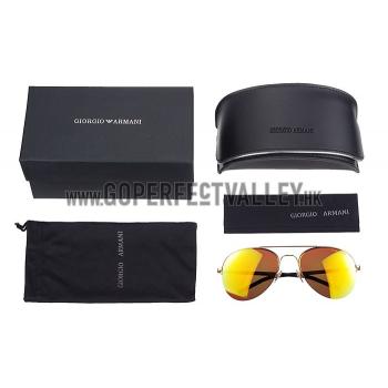 Giorgio Armani Aviator Yellow Lens Sunglasses 307872 Replica