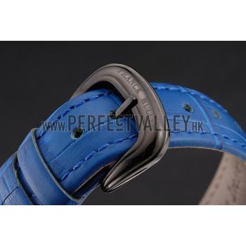 Franck Muller Casablanca Blue Croco Leather Band  621643