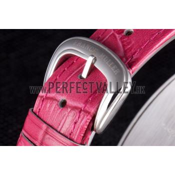 Franck Muller Heart Pink Leather Band  621586