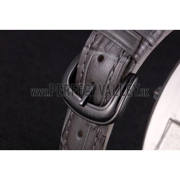 Franck Muller Casablanca Black Croco Leather Band  621641