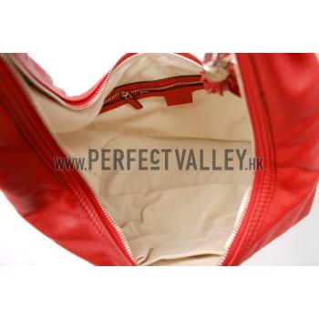 Replica Gucci Soho Large Hobo with Embossed Interlocking G Red