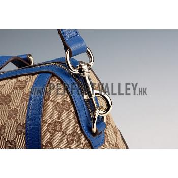 Gucci GG   Handle Bag Blue Replica