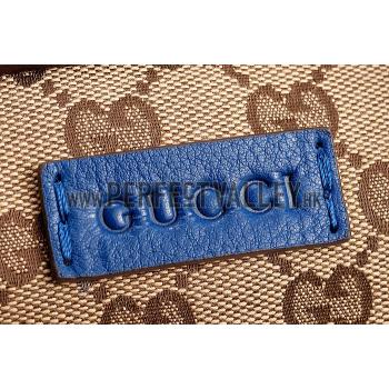 Gucci GG   Handle Bag Blue Replica