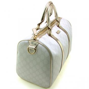 Gucci  Handle bags 193603 White Canvas HandBags Replica