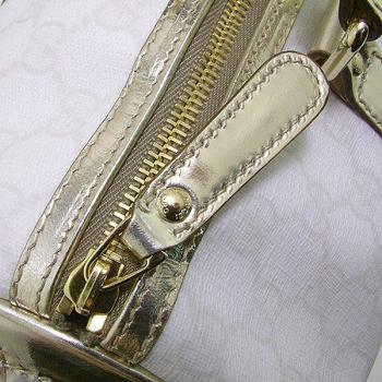 Gucci  Handle bags 193603 White Canvas HandBags Replica