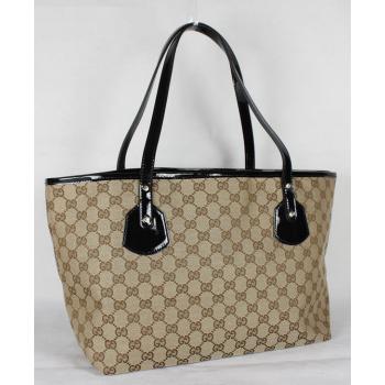 Cheap Gucci Tote bags 211975 Khaki Medium HandBags