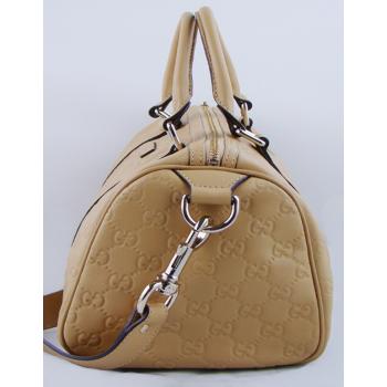 Gucci  Handle bags 203696 Yellow Cow Leather Ladies Bag