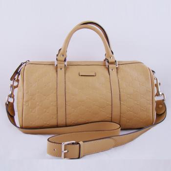 Gucci  Handle bags 203696 Yellow Cow Leather Ladies Bag