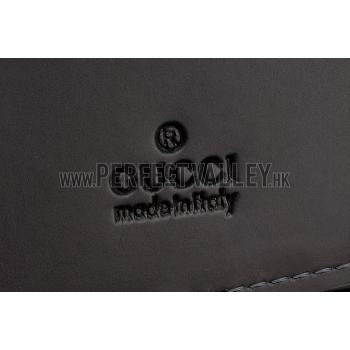 Gucci Signature Black Wrist Wallet With Web Detail