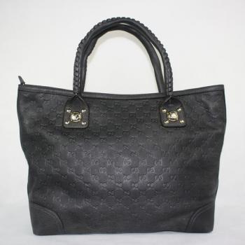 Gucci Tote bags 232954 Grey Cow Leather Large Handbag Replica