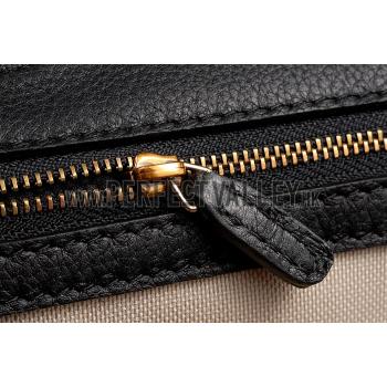 Gucci Bamboo Daily  Handle Black Bag