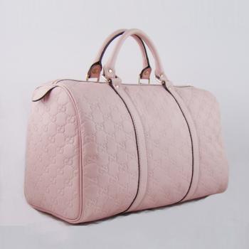 Gucci  Handle bags 193603 Pink Cow Leather Medium Handbags