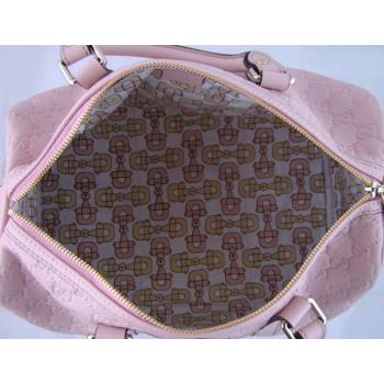 Gucci  Handle bags 193603 Pink Cow Leather Medium Handbags