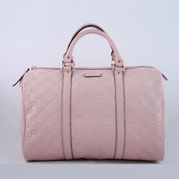 Gucci  Handle bags 193603 Pink Cow Leather Medium Handbags