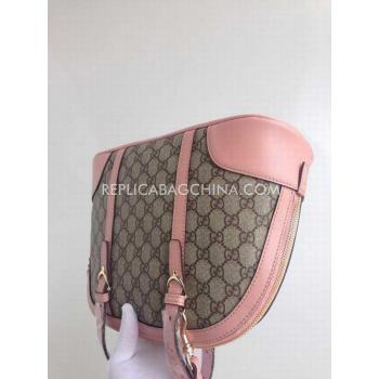 Replica Gucci New Arrival Brown Handbag 2way Calfskin