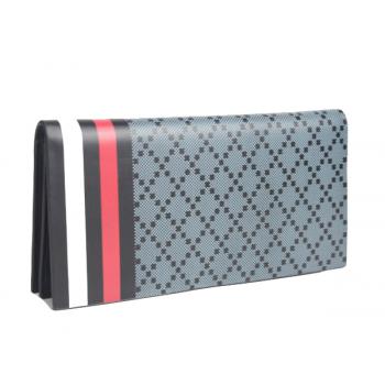 Gucci Wallet 3690-A Grey Canvas Mens Wallet Replica