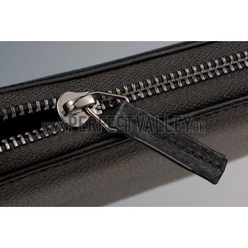 Gucci Wallet With Interlocking G Metal Detail Black