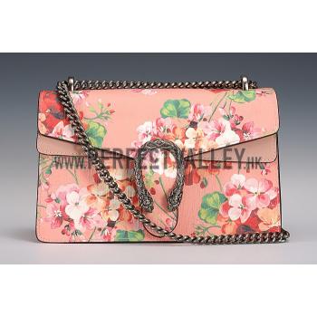 Replica Gucci Dionysus Blooms Blush Pink Leather Small Bag 18926790