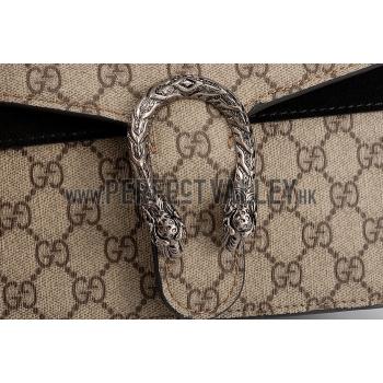 Gucci Dionysus GG Supreme Canvas And Black Suede Trim Mini Bag 18926796