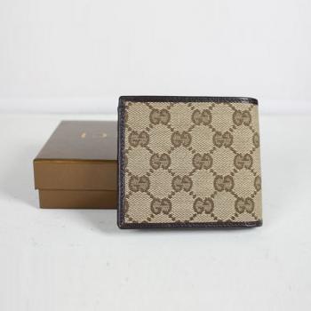 Gucci Wallet 04857 Canvas Small Mens Wallet