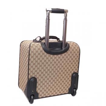 Gucci Travel Cases 246459 Coffee Canvas Unisex Bags Replica