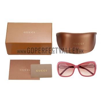 Gucci Diamantissima Red Frame Sunglasses 308090