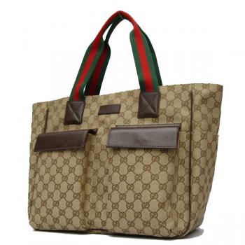 Replica Cheap Gucci Tote bags 161836 Canvas Large HandBags