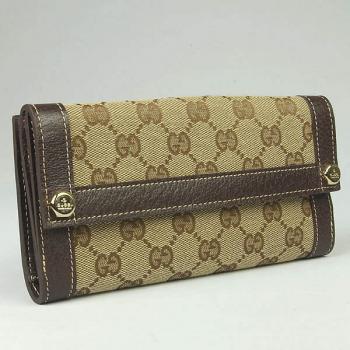 Gucci Wallet 153211 Coffee Small Wallet HM01818