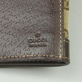 Gucci Wallet 153211 Coffee Small Wallet HM01818