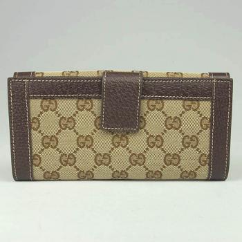 Gucci Wallet 153211 Coffee Small Wallet HM01818