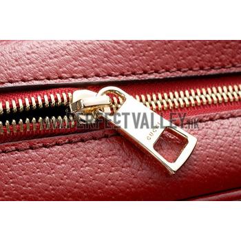 Cheap Gucci GG Supreme Canvas Dark Red Shoulder Bag 18926943