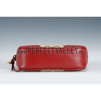 Cheap Gucci GG Supreme Canvas Dark Red Shoulder Bag 18926943