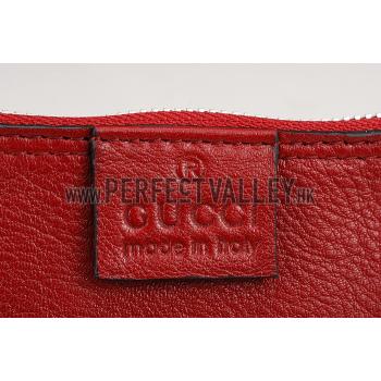 Gucci Jackie Soft Leather Hobo Red