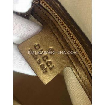 Gucci Brown Calfskin Handbag Cross Body Bag Replica