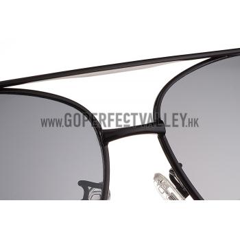 Gucci Signature Logo Black Frame Black Lenses Sunglasses 308146