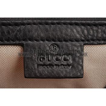 Gucci Soho Leather Shoulder Bag Black