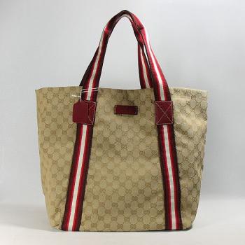 Gucci Tote bags 189669 Apricot Canvas Ladies Bags