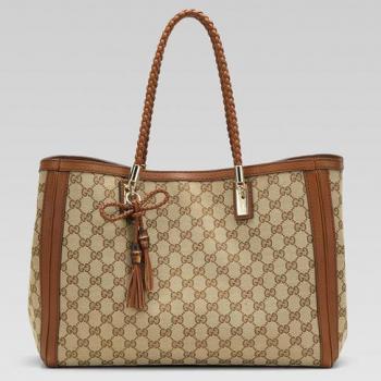 Replica Gucci Tote bags 269945 Coffee Large Ladies Bag