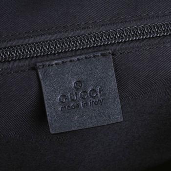 Gucci Tote bags 10806 Black Canvas Large Handbags Replica