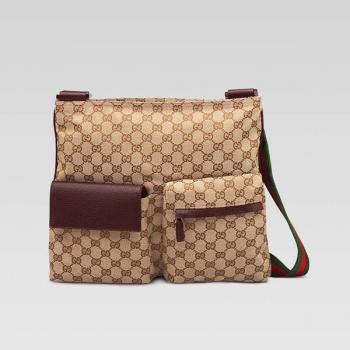 Cheap Gucci Messenger Bags 169937 Brown Medium Messenger Bag HM02307