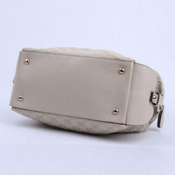 Cheap Gucci  Handle bags 203526 Beige Cow Leather HandBags