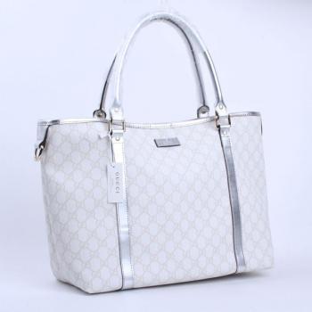 Cheap Gucci Tote bags 197953 White Medium HandBags