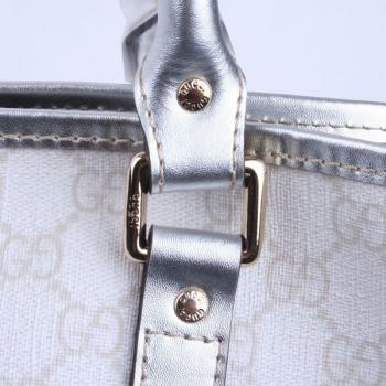 Cheap Gucci Tote bags 197953 White Medium HandBags