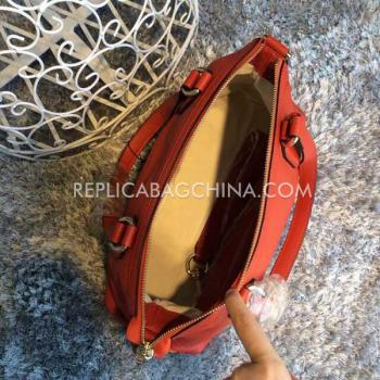 Gucci Calfskin Red Handbag