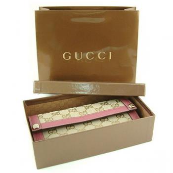 Gucci Wallet 153211 Pink Small Ladies Wallet