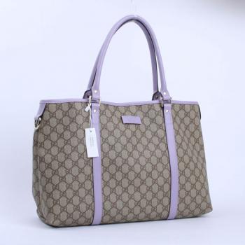 Replica Gucci Tote bags 197953 Grey Canvas Ladies Bag