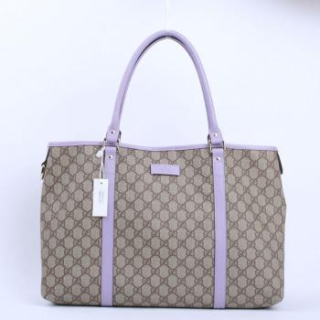 Replica Gucci Tote bags 197953 Grey Canvas Ladies Bag