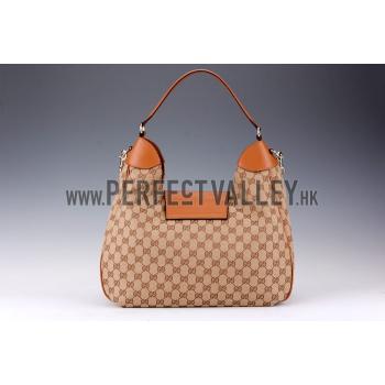 Replica Gucci Emily Cognac Leather Hobo